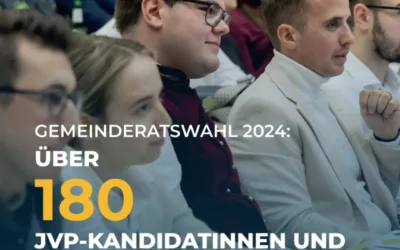 Gemeinderatswahl 2024: Über 180 JVP-Kandidatinnen und -Kandidaten!