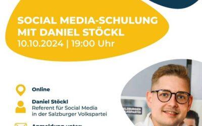 JVP Next: Social Media-Schulung mit Daniel Stöckl