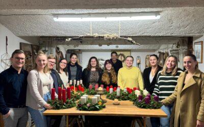Rückblick Adventkranzbinden