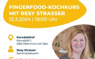 JVP Next: Fingerfood-Kochkurs mit Resy Strasser