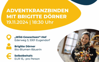 Adventkranzbinden mit Brigitte Dörner